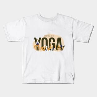 International Day of Yoga Kids T-Shirt